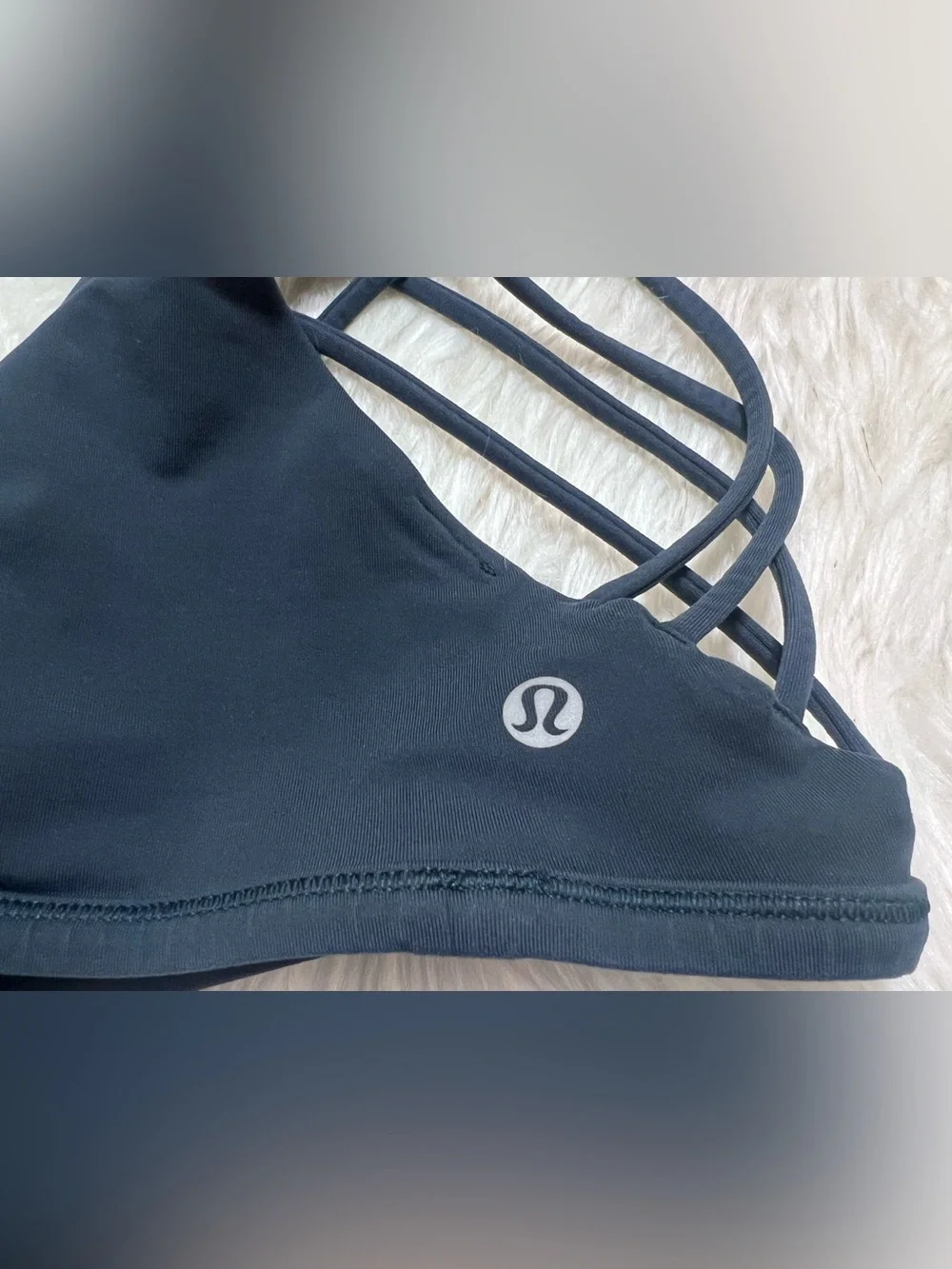 lululemon athletica Black Strappy Back Camisole